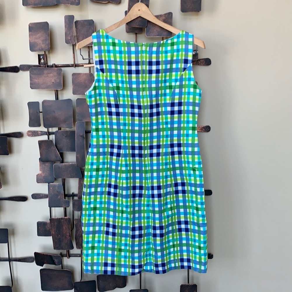 NWOT/ VNTG Jessica Howard Vibrant Plaid Dress